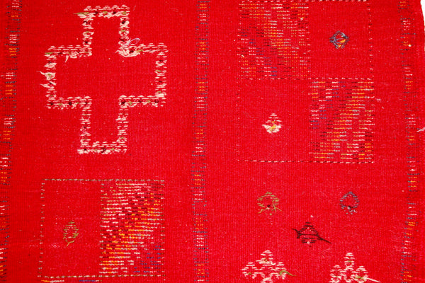 Glaoui Runner Berber Rug - Bold Bohemian Fire