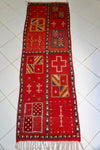Glaoui Runner Berber Rug - Bold Bohemian Fire