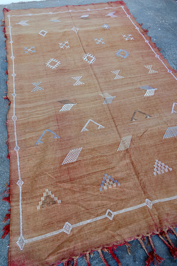 Kilim Sabra Berber Rug- Desert Sunrise Glow