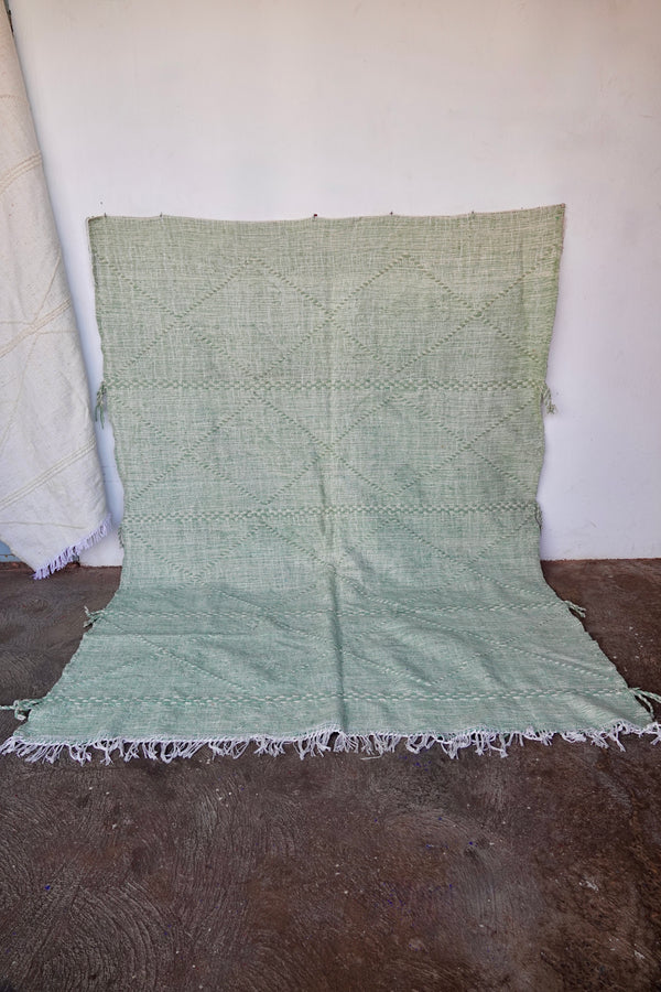 Kilim Moroccan Rug Flatweave Rug - The Green Passage