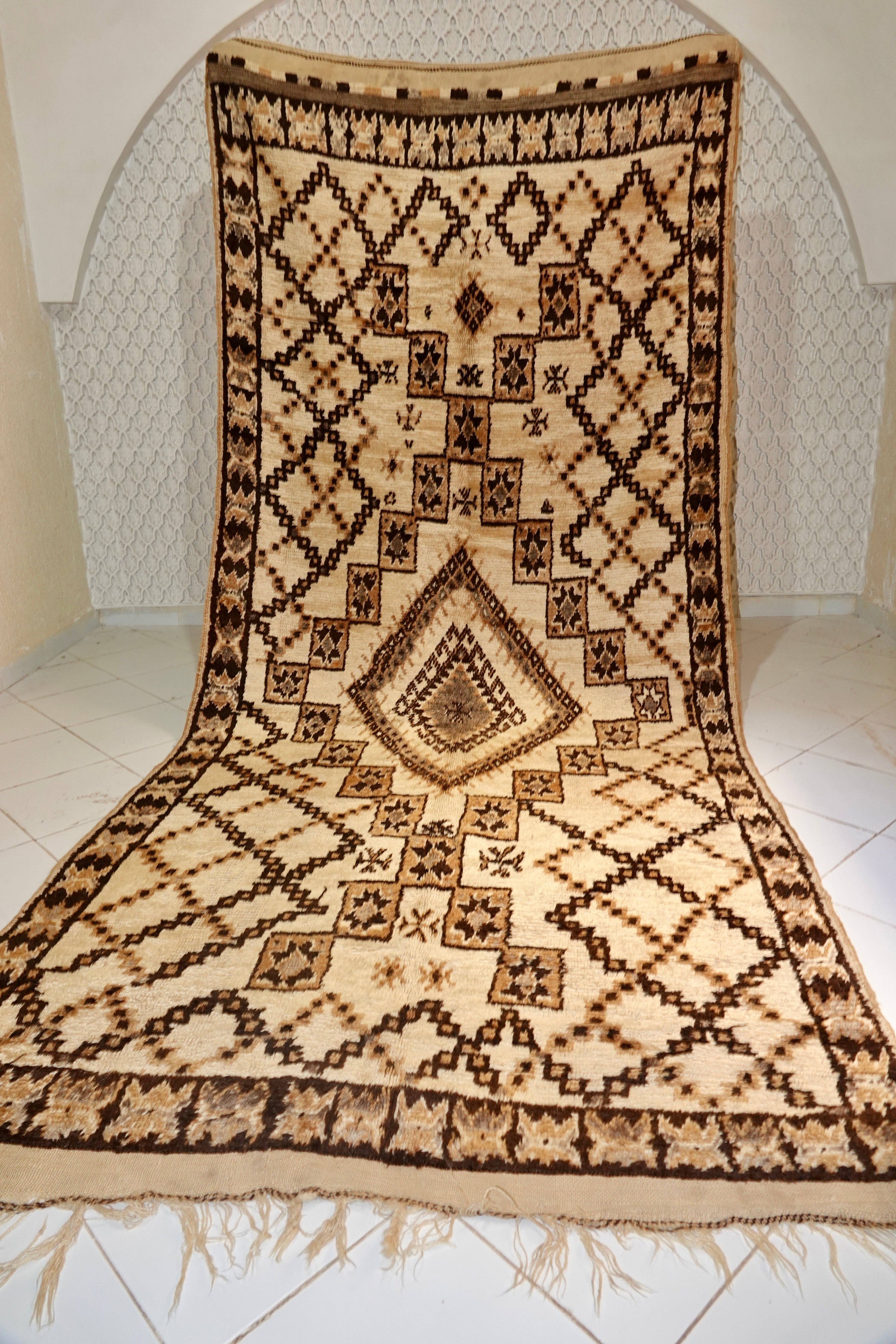 Azilal tapis rug AZ42018 beni ourain berber rug moroccan rugs Azilal tapis rug AZ42018 beni ourain berber rug moroccan rugs